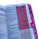 Kit Bíblia da Mulher Sábia de Estudos Preta Fé com abas e Harpa + marca página + cafe com Deus Pai 2025