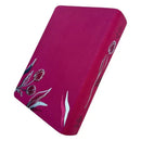 Biblia da Mulher de estudos Pink com abas adesivas coladas ARC + Marca páginas glitter