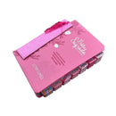 Bíblia Jumbo Floral Rosa Full Color com abas Colocadas ARC