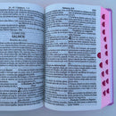 Kit Casal Cristão Fortes e Corajosos Azul e rosa