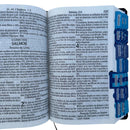 Kit Casal Cristão Leão azul + Leão forte e corajosa com elastico Abas adesivas e Harpa