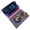 Kit Bíblia da Mulher Sábia de Estudos Preta Fé com abas e Harpa + marca página + cafe com Deus Pai 2025