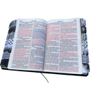 Bíblia Sagrada Preta – Capa Luxo | Letra Hiper Gigante | Full Color com Abas Adesivas ARC | CPP